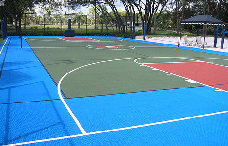 Load image into Gallery viewer, Pro/College Basketball Court Kit 14