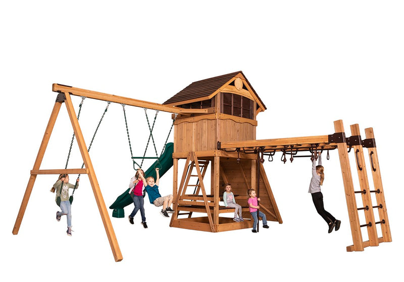 Load image into Gallery viewer, Olympian Outlook XL 1C Swing Set
