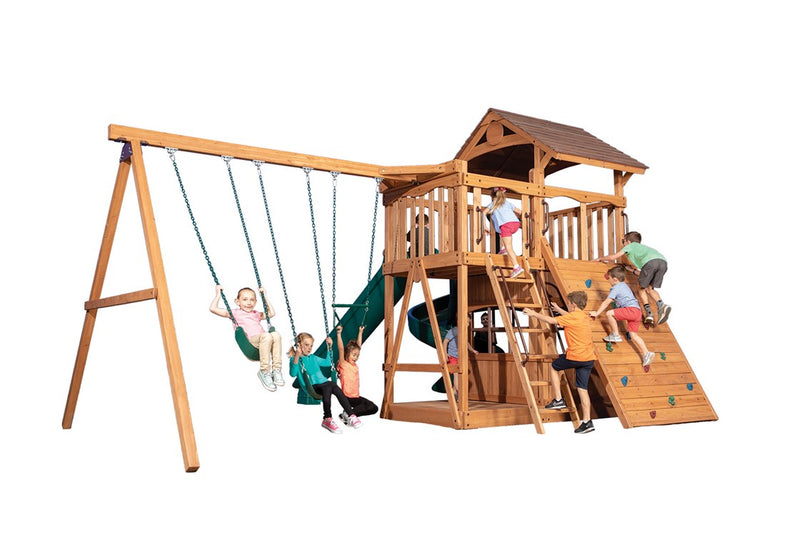 Load image into Gallery viewer, Olympian Outlook XL 1 Swing Set