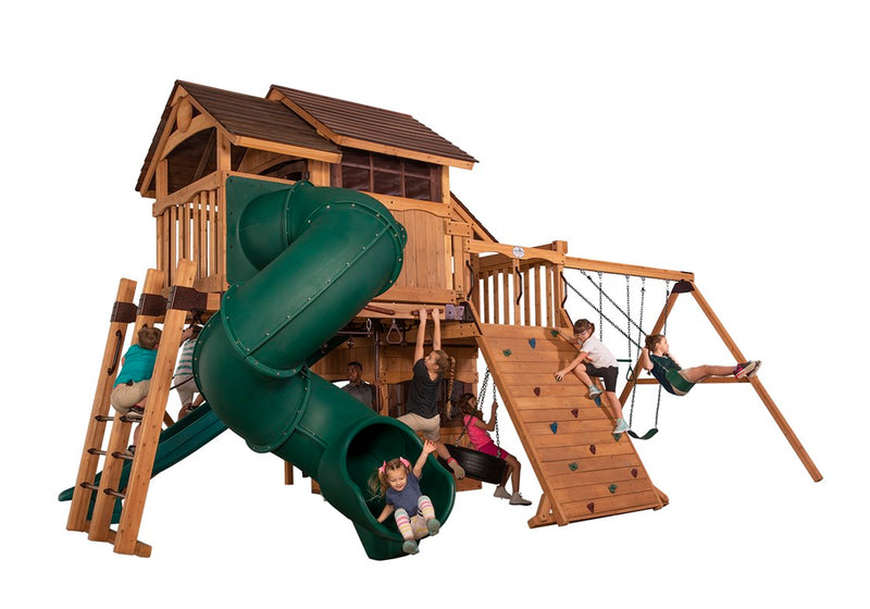 Load image into Gallery viewer, Olympian Outlook XL 5 Swing Set