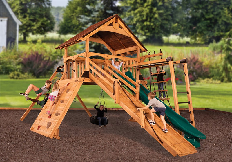 Load image into Gallery viewer, Olympian Peak Jumbo 2 Swing Set