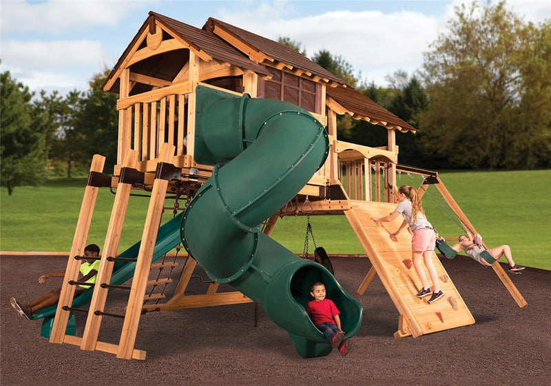 Load image into Gallery viewer, Olympian Peak Jumbo 3 Swing Set
