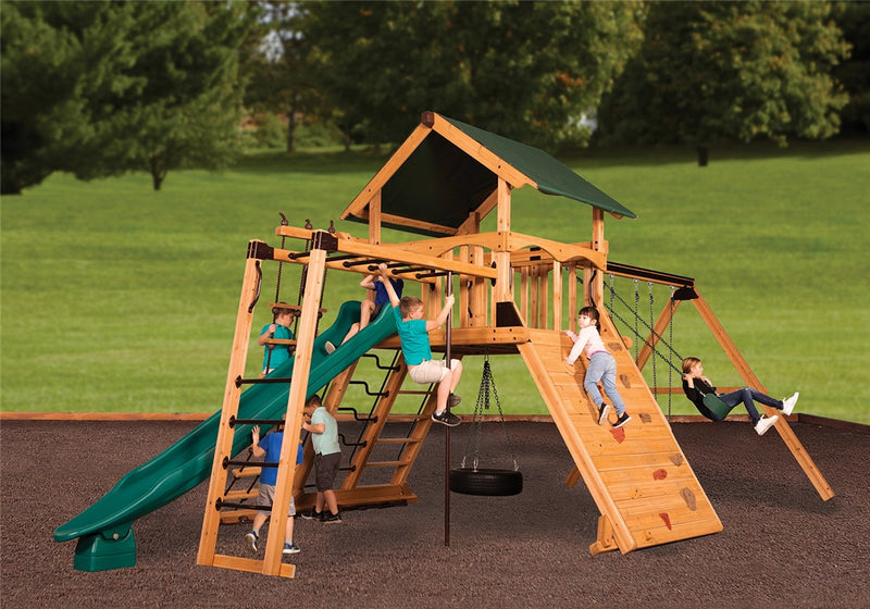 Load image into Gallery viewer, Olympian Peak XL 3 Swing Set