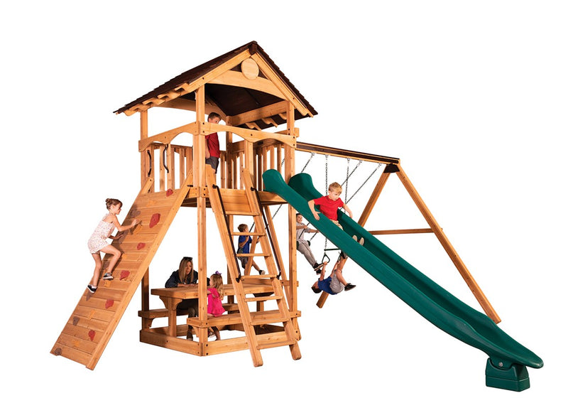 Load image into Gallery viewer, Titan Treehouse XL 1 Swing Set