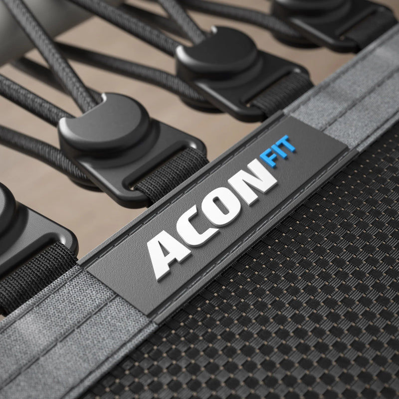 Load image into Gallery viewer, ACON Fit 55in Hexagon Rebounder Handlebar Logo Black Marin Backyards