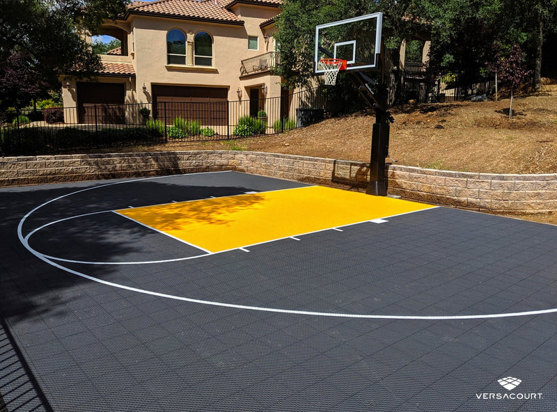 Load image into Gallery viewer, Pro/College Basketball Court Kit 14 Versacourt Marin Backyards