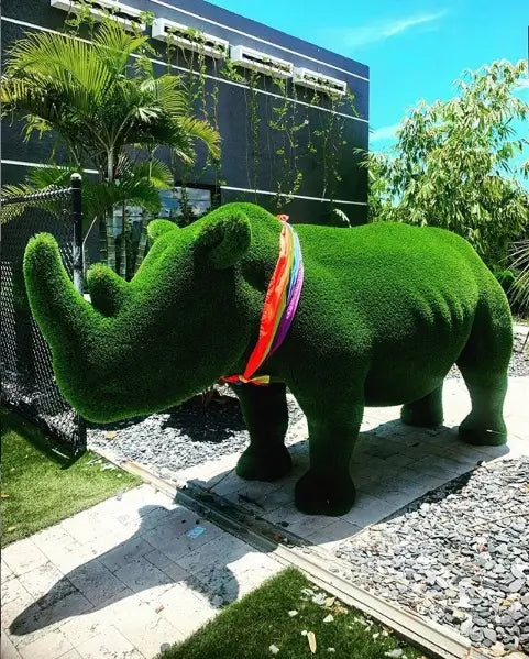 Load image into Gallery viewer, Topiary Rhinoceros