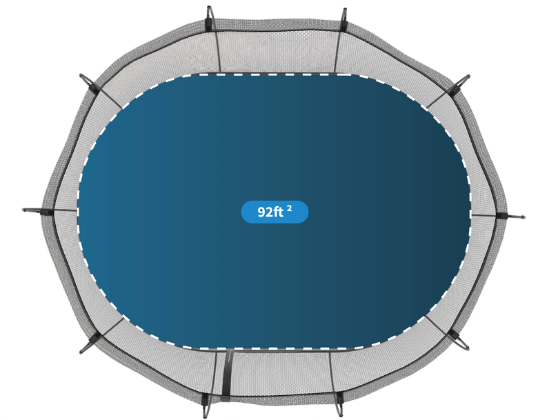 Load image into Gallery viewer, springfree trampoline large oval surface