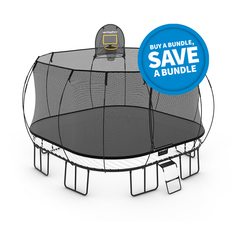 Load image into Gallery viewer, springfree trampoline jumbo square bundle