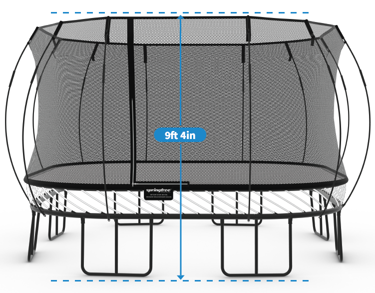 Load image into Gallery viewer, springfree trampoline jumbo square height