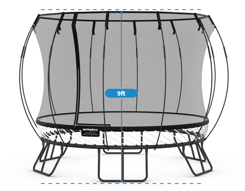 Load image into Gallery viewer, springfree trampoline medium round height