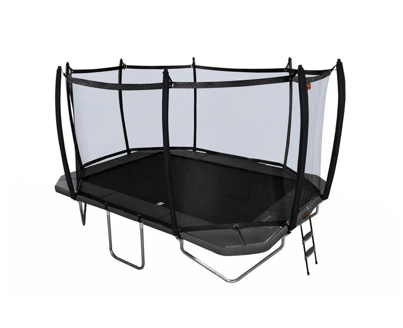 Load image into Gallery viewer, 10'x17' Rectangle Pro-Line Avyna Above Ground Trampoline with Enclosure
