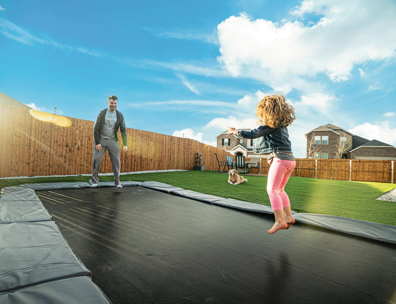 Load image into Gallery viewer, 10×17′ Rectangle Pro-Line Avyna Inground Trampoline

