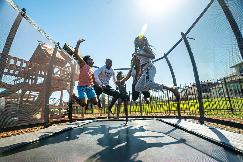 Load image into Gallery viewer, 10×17′ Rectangle Pro-Line Avyna Inground Trampoline
