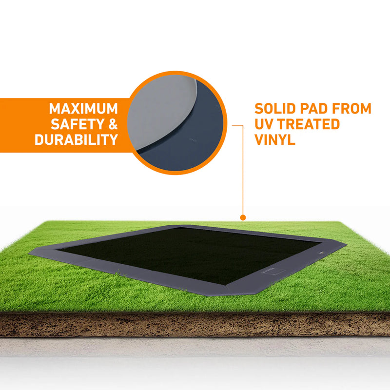 Load image into Gallery viewer, 15x15' Square Pro-Line MAX Avyna In-Ground Trampoline

