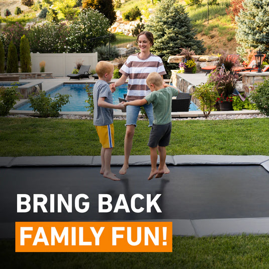 15x15' Square Pro-Line MAX Avyna In-Ground Trampoline