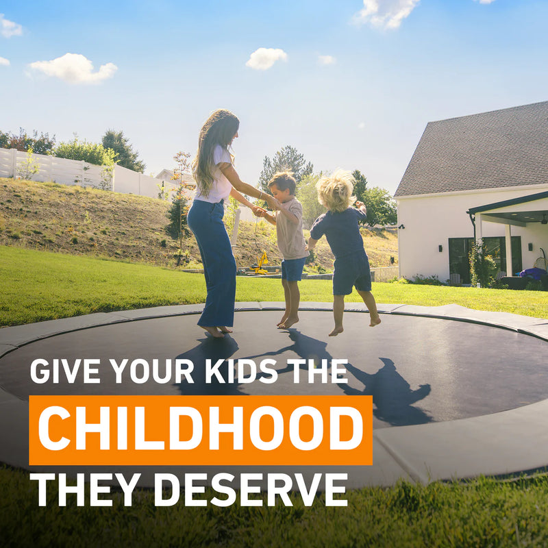Load image into Gallery viewer, 12′ Round Pro-Line Avyna In-ground Trampoline
