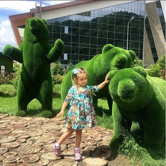 Topiary Grass Bear