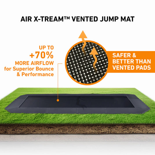 10×14′ Rectangle Pro-Line Avyna In-ground Trampoline