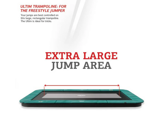 BERG Ultim Champion 10'x16' Rectangle In-Ground Trampoline