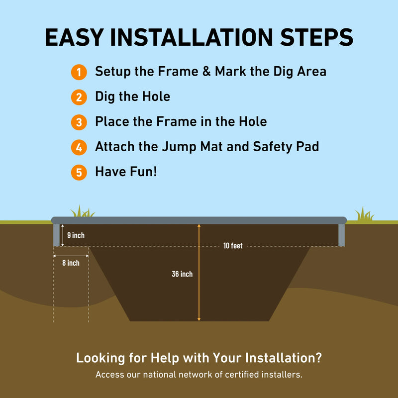 Load image into Gallery viewer, 10×17′ Rectangle Pro-Line Avyna Inground Trampoline
