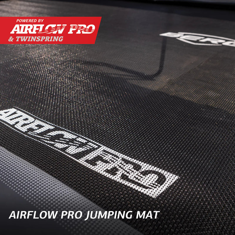 Load image into Gallery viewer, BERG Ultim Champion 10'x16' Rectangular Above Ground Trampoline + Safety Net DLX XL

