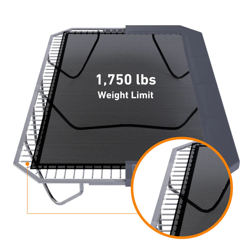 Load image into Gallery viewer, 10'x14' Rectangle Pro-Line Avyna Above Ground Trampoline with Enclosure
