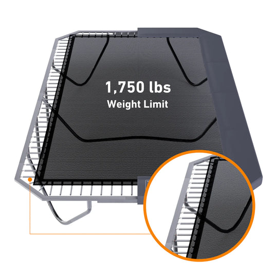 10'x14' Rectangle Pro-Line Avyna Above Ground Trampoline with Enclosure