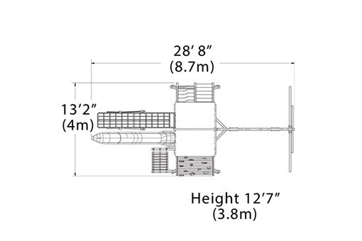 Olympian Peak XL 2 Swing Set