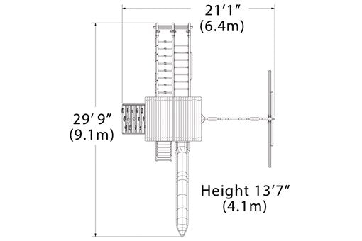 Load image into Gallery viewer, Titan Treehouse XL 2 Swing Set
