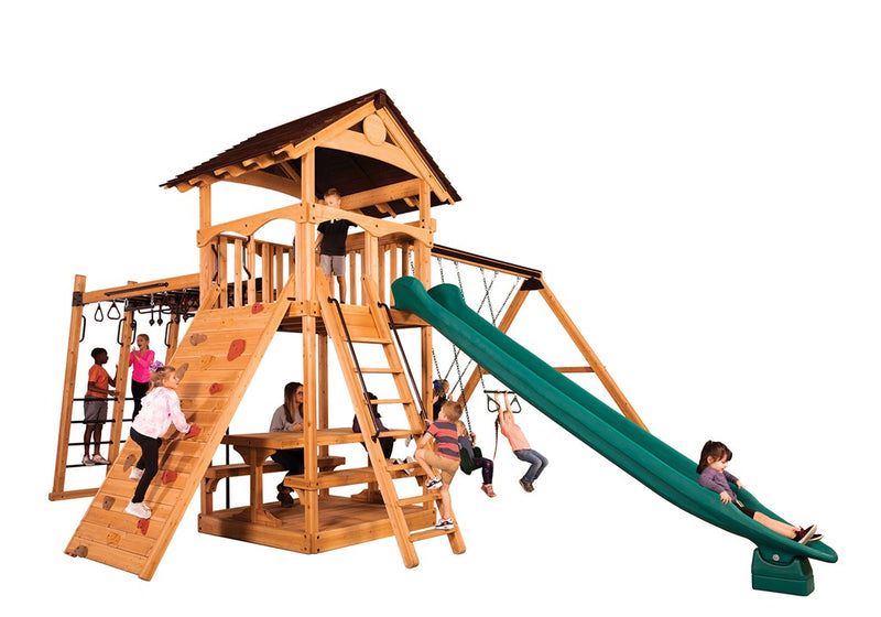Load image into Gallery viewer, Titan Treehouse XL 2 Swing Set

