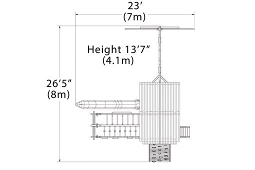 Load image into Gallery viewer, Titan Treehouse XL 5 Swing Set
