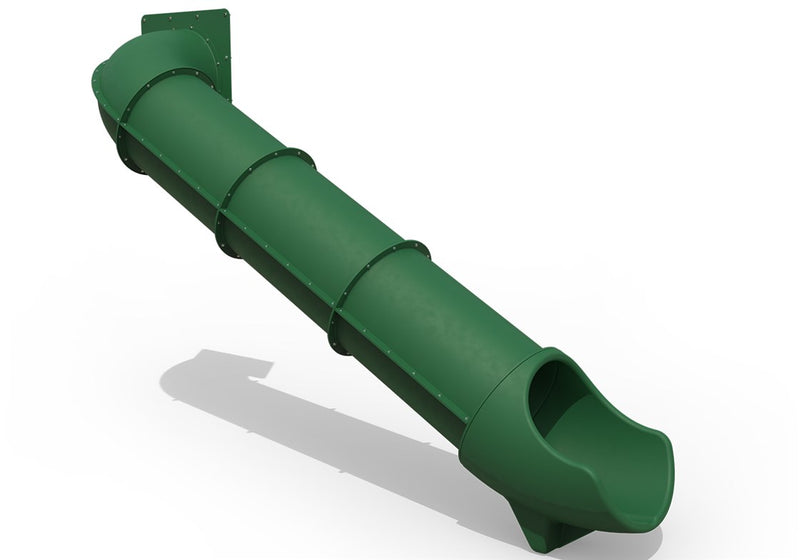 Load image into Gallery viewer, Tube Slide 90 Degree Turn 7' Green
