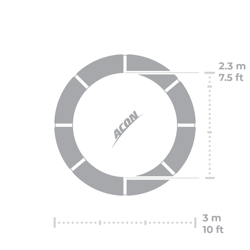 Load image into Gallery viewer, ACON Air 10ft Dimensions 2 Marin Backyards
