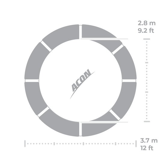 ACON Air 12ft Dimensions 2 Marin Backyards