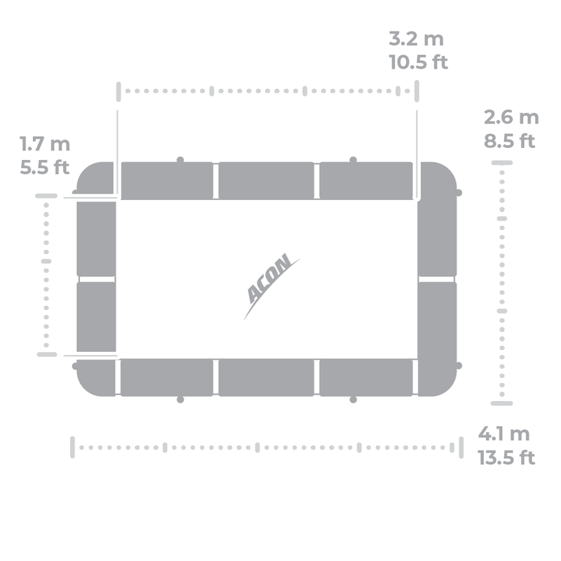 Load image into Gallery viewer, ACON Air 13 Sport HD Dimensions 1 Marin Backyards
