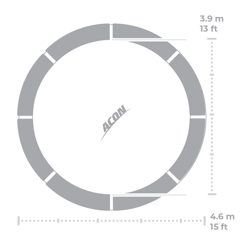 Load image into Gallery viewer, ACON Air 15ft Dimensions 2 Marin Backyards
