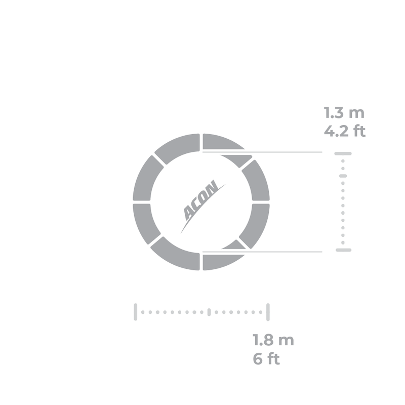 Load image into Gallery viewer, ACON Air 6ft Dimensions 2 Marin Backyards
