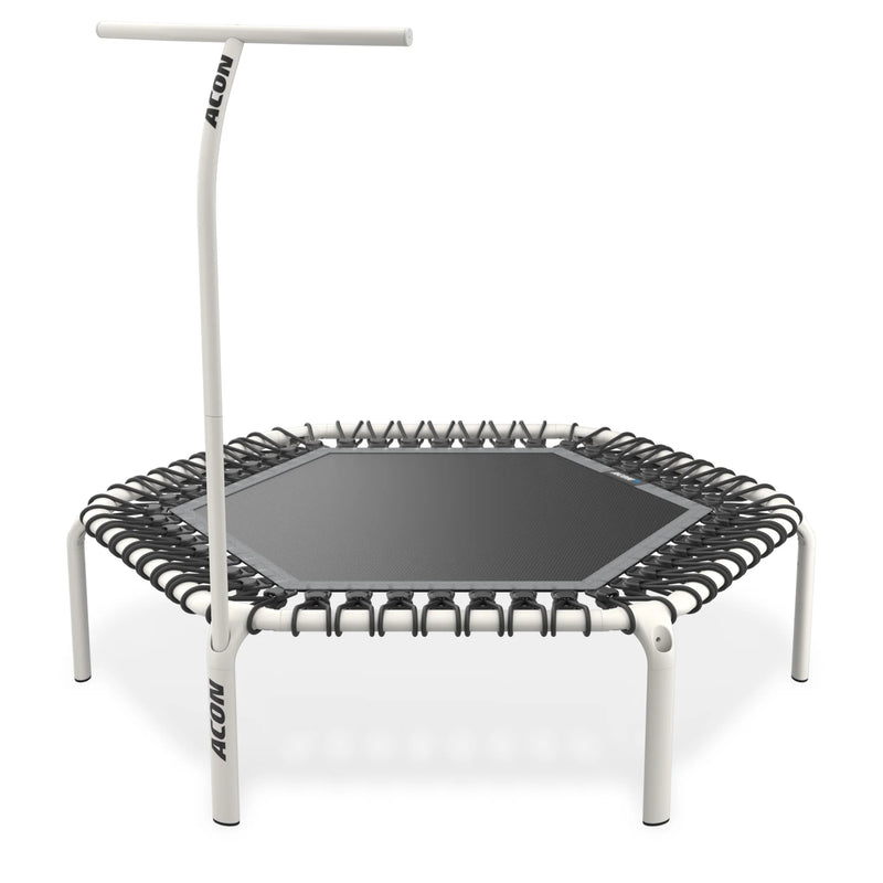 Load image into Gallery viewer, ACON Fit 55in Hexagon Rebounder with Handlebar White Model Marin Backyards
