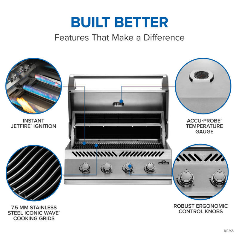 Load image into Gallery viewer, Napoleon Built-In 500 Series 32-Inch Gas Grill
