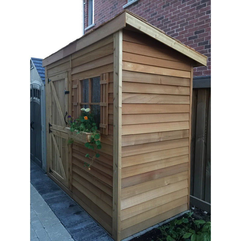 Load image into Gallery viewer, Cedar Shed Bayside Lean-To Double Door
