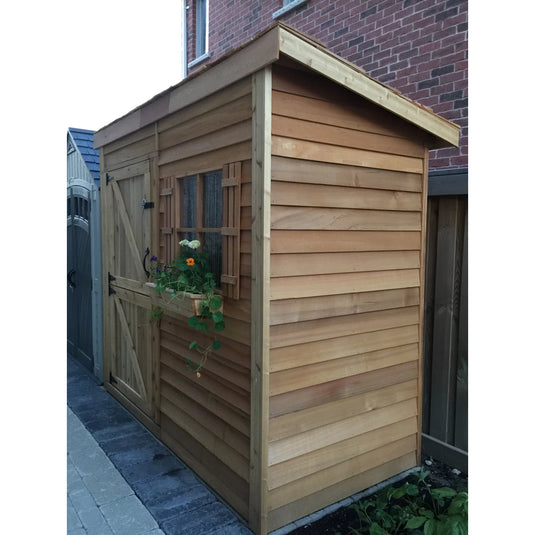 Cedar Shed Bayside Lean-To Double Door