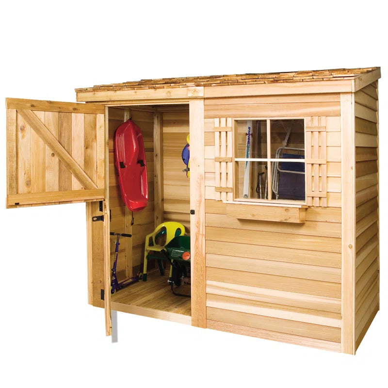 Load image into Gallery viewer, Cedar Shed Bayside Lean-To Dutch Door
