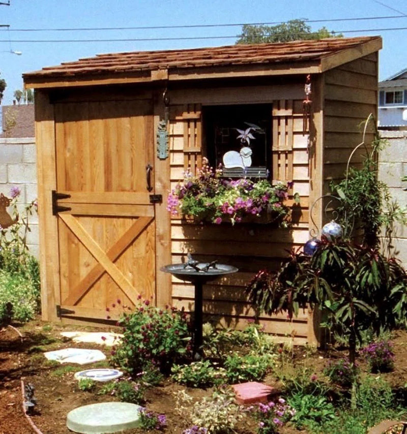 Load image into Gallery viewer, Cedar Shed Bayside Lean-To Dutch Door
