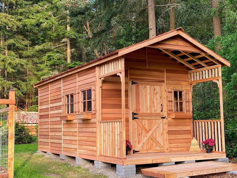 Load image into Gallery viewer, CedarShed 10'x 20' Clubhouse Model 2 Marin Backyards
