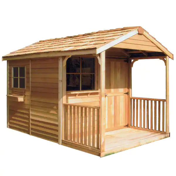 Load image into Gallery viewer, CedarShed 10'x 20' Clubhouse Model 4 Marin Backyards

