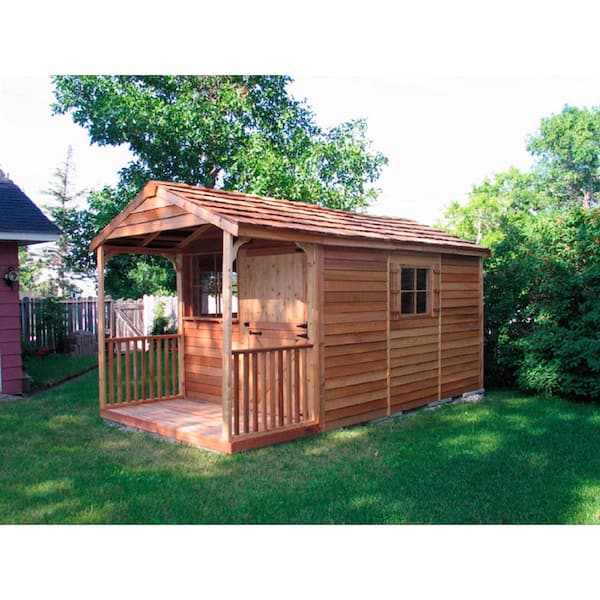 Load image into Gallery viewer, CedarShed 10'x 20' Clubhouse Model 5 Marin Backyards
