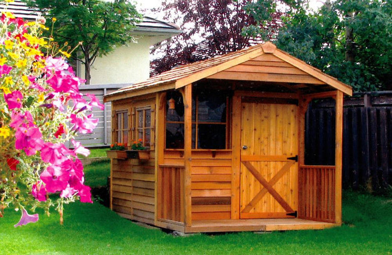 Load image into Gallery viewer, CedarShed 10'x 20' Clubhouse Model 8 Marin Backyards
