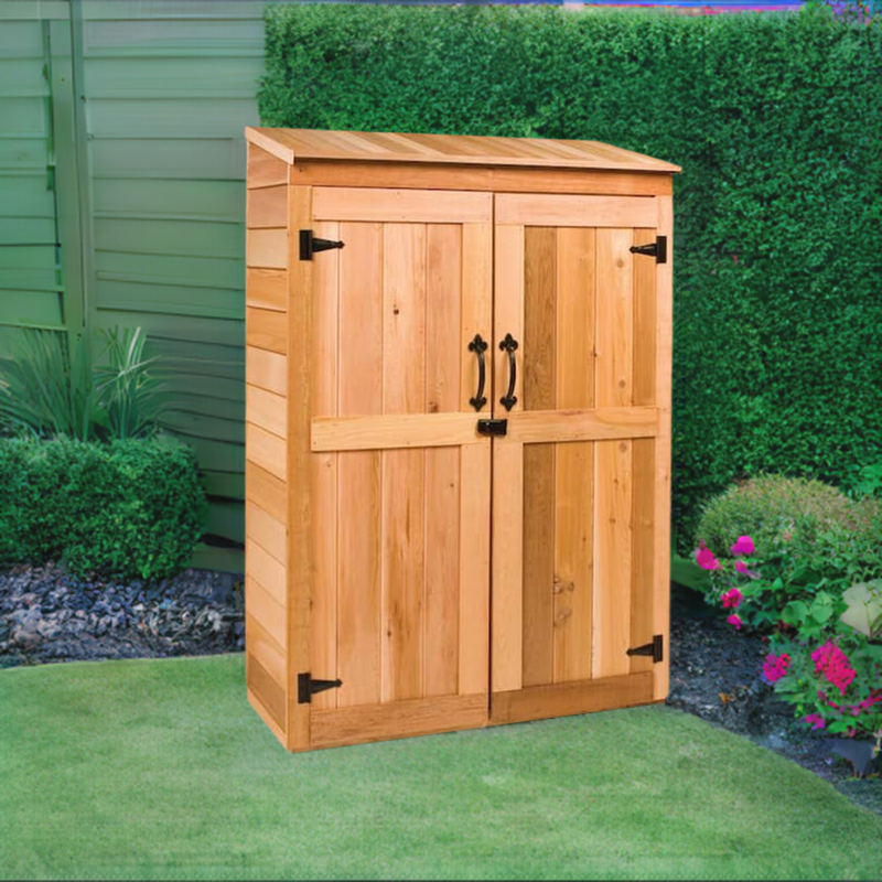 Load image into Gallery viewer, CedarShed 4'x 2' Gardener's Hutch Lifestyle 3 Marin Backyards
