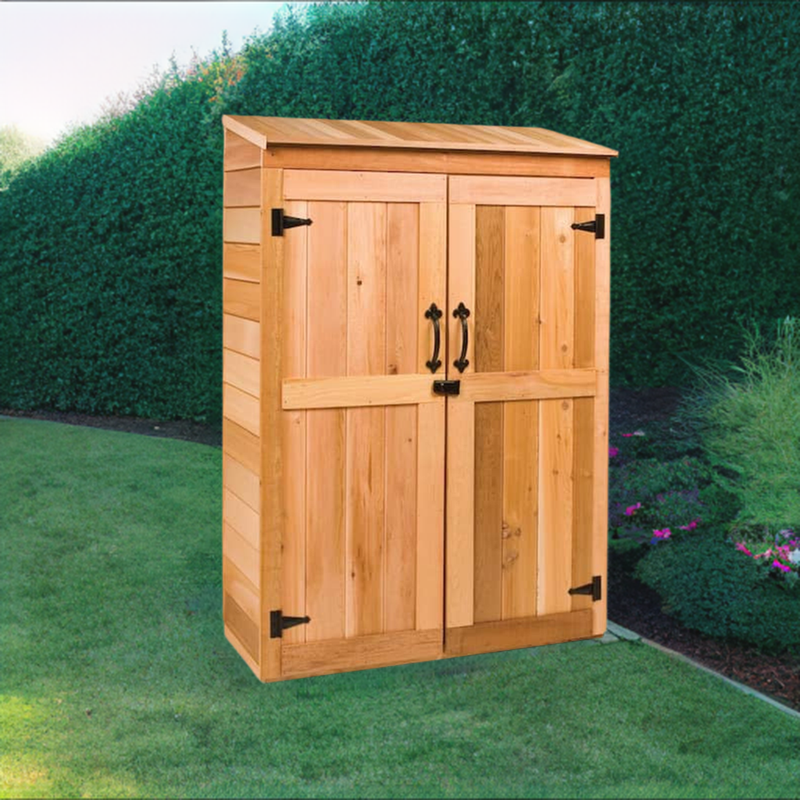 Load image into Gallery viewer, CedarShed 4'x 2' Gardener's Hutch Lifestyle 4 Marin Backyards
